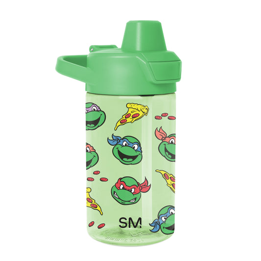 Summit Kids Plastic Water Bottle with Simple Flip Straw Lid